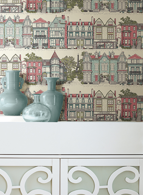 Обои Ashford House Toiles II AF1910 фото в интерьере